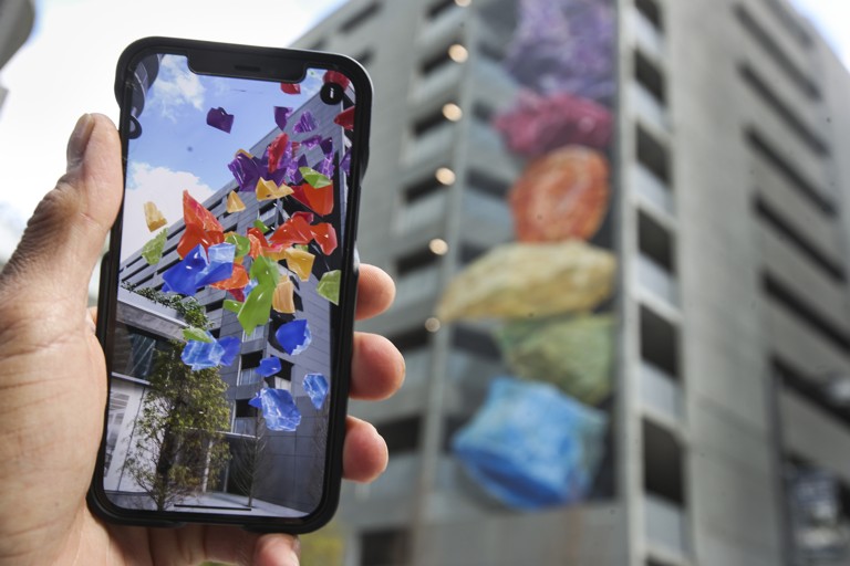 Toronto Artist Uses Augmented Reality to Transform Public Murals